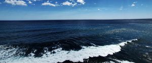 Preview wallpaper sea, water, wave, horizon, sky