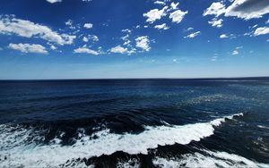 Preview wallpaper sea, water, wave, horizon, sky