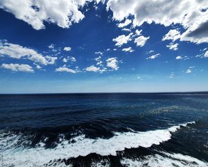 Preview wallpaper sea, water, wave, horizon, sky