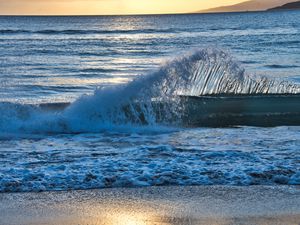 Preview wallpaper sea, water, wave, spray