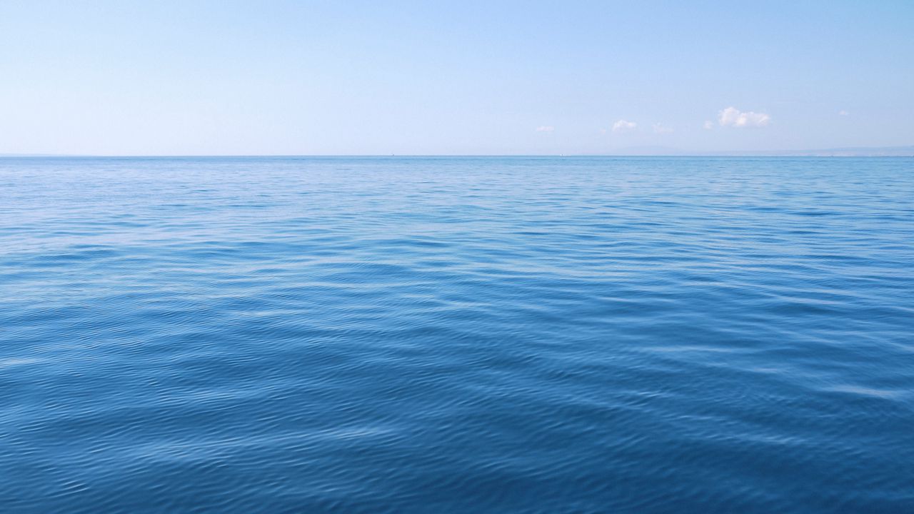 Wallpaper sea, water, waves, horizon