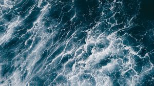 Preview wallpaper sea, water, waves, texture, blue