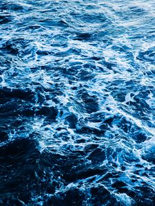Preview wallpaper sea, water, waves, blue