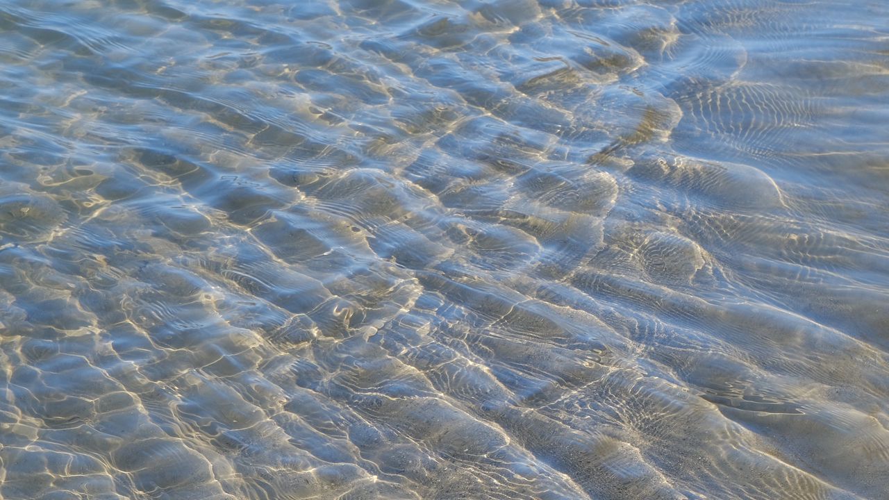 Wallpaper sea, water, waves, sand