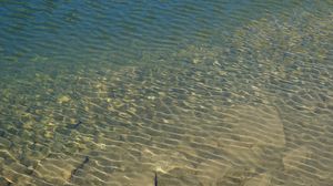 Preview wallpaper sea, water, waves, glare, stones