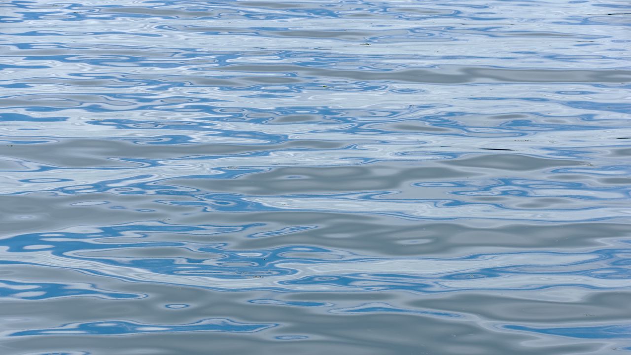 Wallpaper sea, water, waves, glare, blue