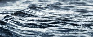 Preview wallpaper sea, water, waves, gray
