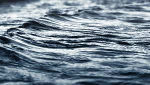 Preview wallpaper sea, water, waves, gray