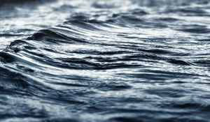 Preview wallpaper sea, water, waves, gray