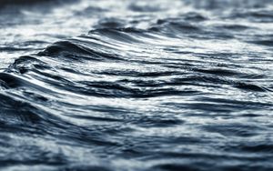 Preview wallpaper sea, water, waves, gray