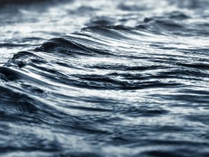 Preview wallpaper sea, water, waves, gray