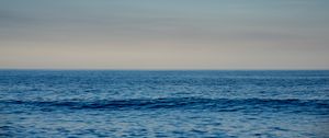 Preview wallpaper sea, water, waves, horizon, blue
