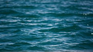 Preview wallpaper sea, water, waves, blue, nature