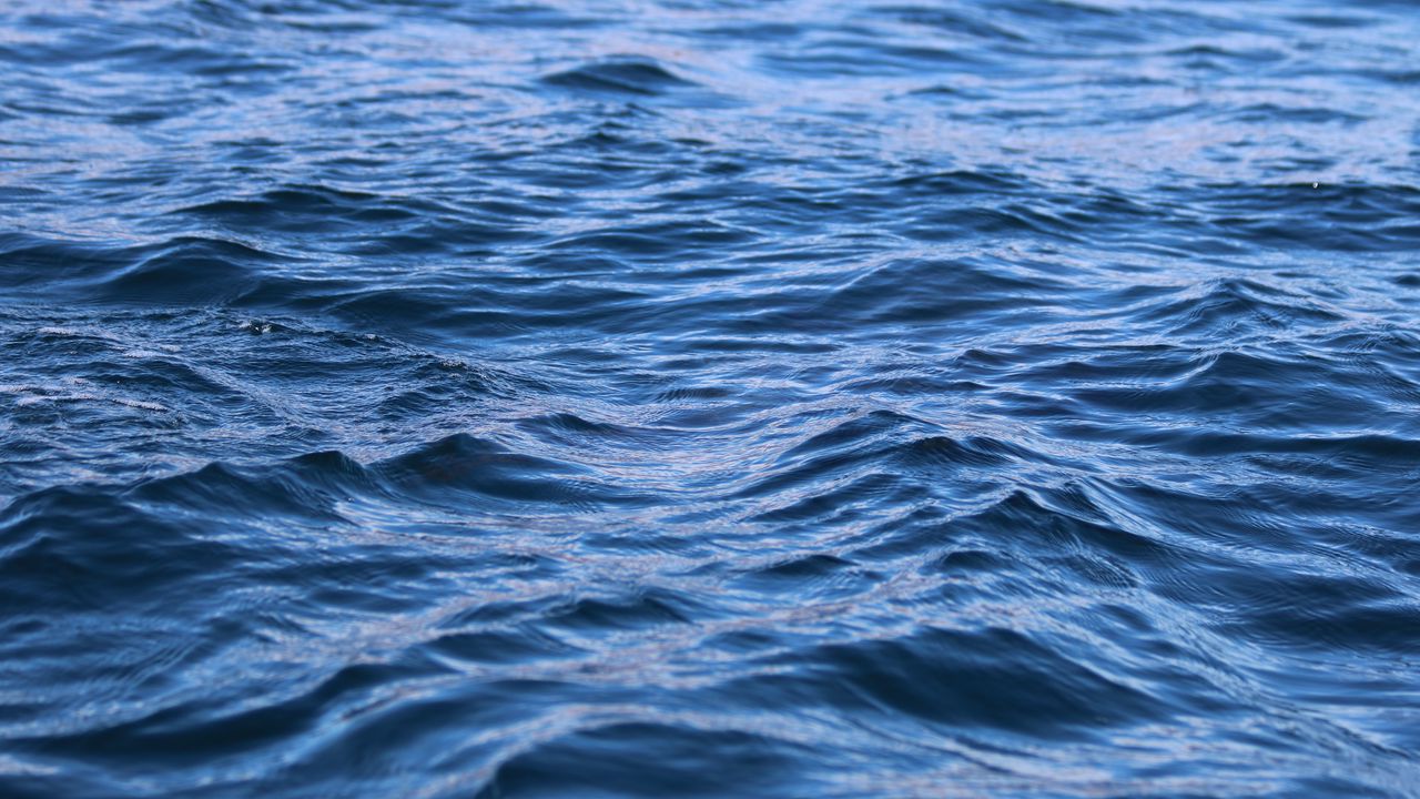 Wallpaper sea, water, waves, nature, background, blue