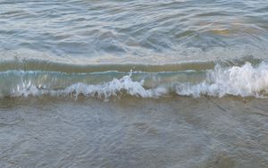 Preview wallpaper sea, wave, ripples, nature