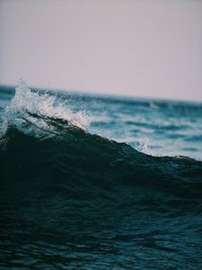 Preview wallpaper sea, wave, spray, splash, water