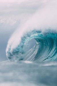 Preview wallpaper sea, wave, spray, water, nature