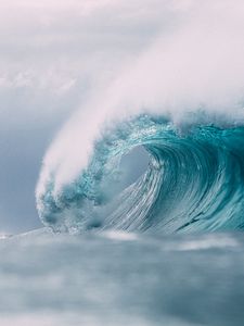 Preview wallpaper sea, wave, spray, water, nature