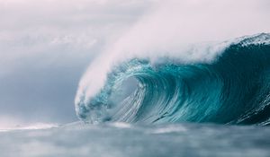 Preview wallpaper sea, wave, spray, water, nature