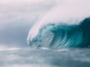 Preview wallpaper sea, wave, spray, water, nature