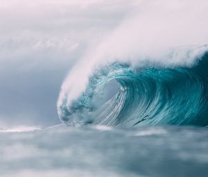 Preview wallpaper sea, wave, spray, water, nature