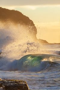 Preview wallpaper sea, wave, spray, water