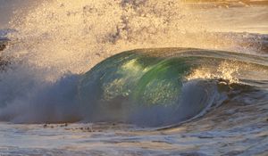 Preview wallpaper sea, wave, spray, water