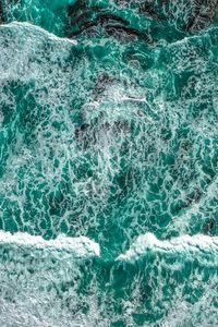 Preview wallpaper sea, waves, aerial view, water, surf