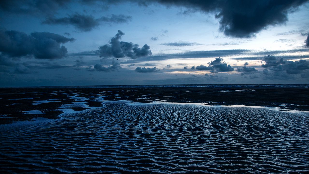 Wallpaper sea, waves, beach, sand, landscape