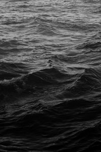Preview wallpaper sea, waves, dark, water, background