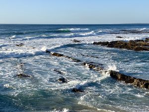 Preview wallpaper sea, waves, foam, reefs, nature