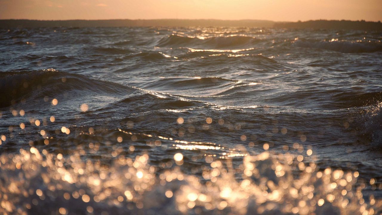 Wallpaper sea, waves, foam, bubbles
