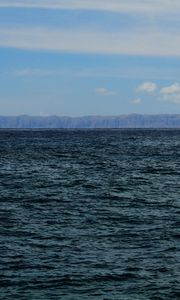 Preview wallpaper sea, waves, island, water, shore