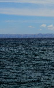 Preview wallpaper sea, waves, island, water, shore