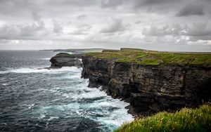 Preview wallpaper sea, waves, landscape, rocks, nature