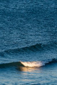 Preview wallpaper sea, waves, nature, minimalism, blue