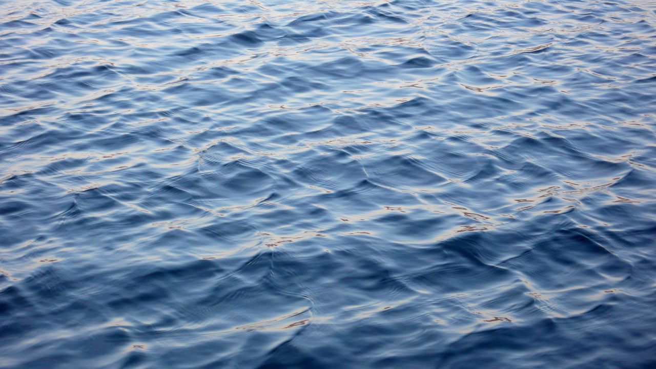 Wallpaper sea, waves, ripples, blue