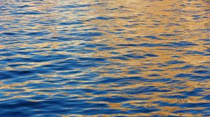 Preview wallpaper sea, waves, ripples, nature, blue