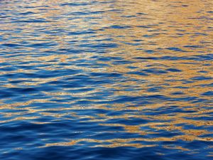 Preview wallpaper sea, waves, ripples, nature, blue