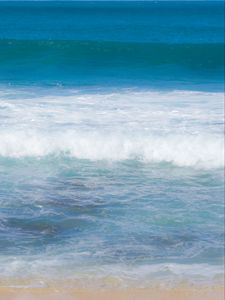 Preview wallpaper sea, waves, sea foam, nature, blue