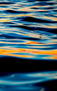 Preview wallpaper sea, waves, shadows, glare, macro, nature