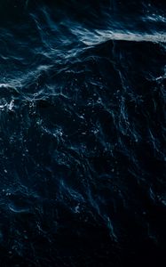 Preview wallpaper sea, waves, splashes, dark