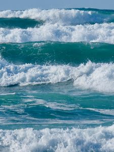Preview wallpaper sea, waves, splashes