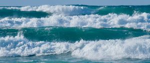 Preview wallpaper sea, waves, splashes