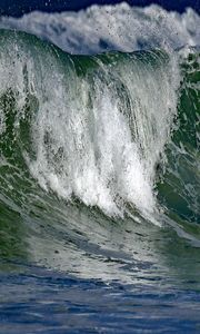 Preview wallpaper sea, waves, splashes, foam