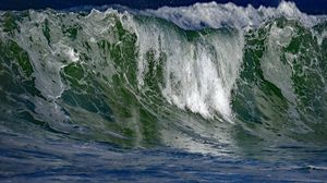 Preview wallpaper sea, waves, splashes, foam
