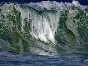 Preview wallpaper sea, waves, splashes, foam