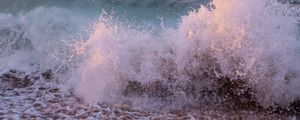 Preview wallpaper sea, waves, spray, water, splash, shore