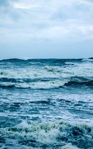 Preview wallpaper sea, waves, storm, water, nature