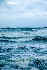Preview wallpaper sea, waves, storm, water, nature
